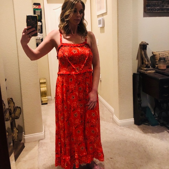 ❌SWAPPED❌Spell Design NWT Celestial Midi Dress M - Picture 2 of 8